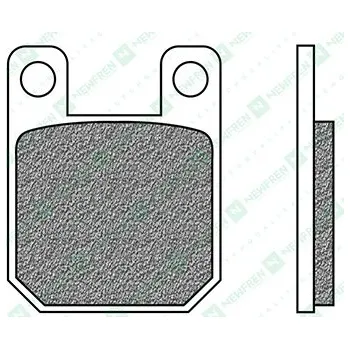 Brzdové destičky, NEWFREN (směs OFF ROAD DIRT ORGANIC) 2 ks v balení NEWFREN M502-870