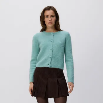 Reserved - Plisované sukně-šortky - tmavě hnědá - 473FM-89M - 473FM-89M-L