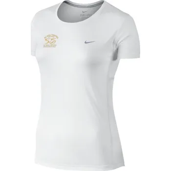 Běžecké oblečení Triko Nike MILER SHORT SLEEVE Zlata tretra 686911-100zt Velikost XS