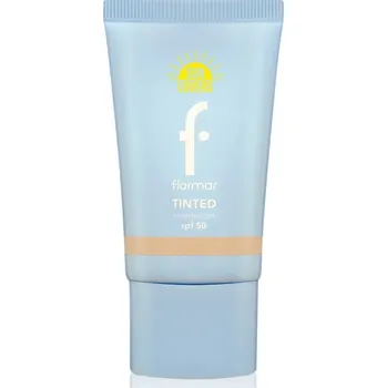 Přípravek na tvář flormar Sun Lovers Tinted Moisturizer SPF 50 tónovací hydratační krém SPF 50 Ivory Nude 30 ml