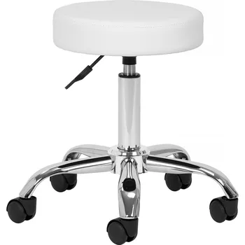 Kosmetický taburet Simply Roll – bílý