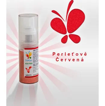 CZ distribuce Třpytky v rozprašovači s pumpičkou AF (perleťově červená) 10 g/rozprašovač