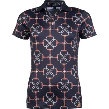 Dámské tričko HKM Triko polo Edinburgh HKM, dámské, černé S