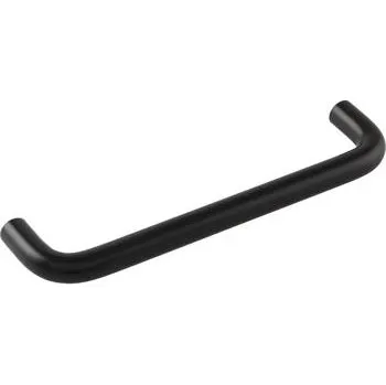 Nábytkové kování Úchytka Sulis o 10 mm, rozteč 128 mm, šířka 138 mm, ocel černá lakovaná