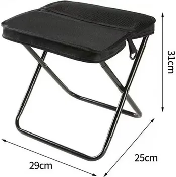 kempingová židle OEM Kempingová skládací stolička Barva: Černá