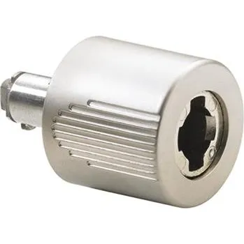 Nábytkové kování HETTICH PRESTIGE 2000 cylindr. otočná úchytka typ 451 vlevo poniklováno mat