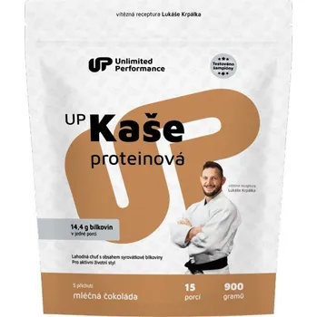 Protein Unlimited Performance UP kaše proteinová - 900 g, mléčná čokoláda Příchuť: vanilka-mák, Velikost: 900 g