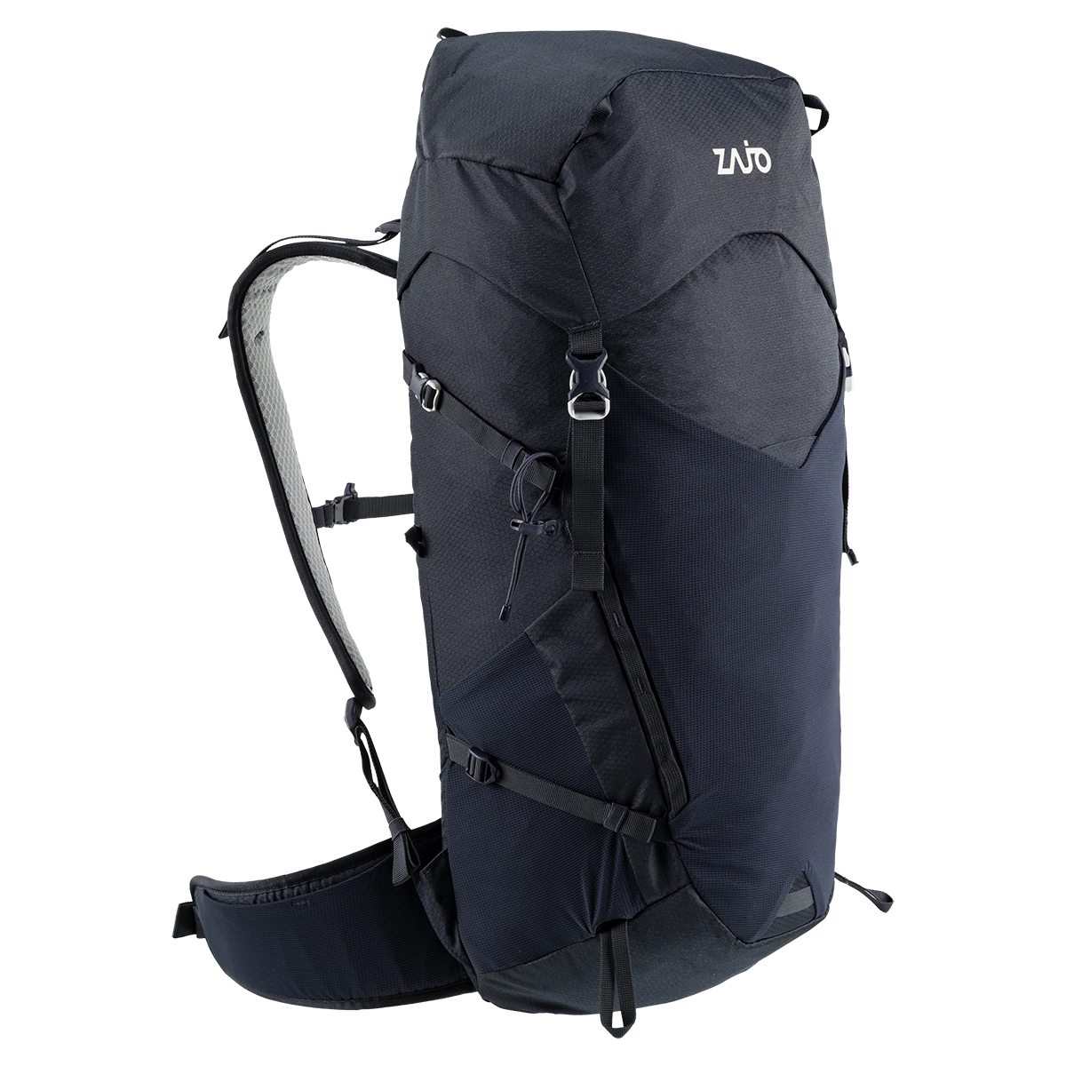 Zajo Eksploro 35l Hiking Backpack Turistický batoh s odpruženým systémem AIRFIT pro pohodlí během celodenních výšlapů