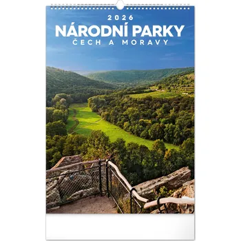 Presco Group Nástěnný kalendář Národní parky Čech a Moravy 2026 Kalendář Presco Group Nástěnný kalendář Národní parky Čech a Moravy 2026