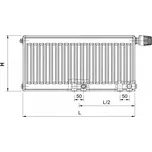 Korado radiátor RADIK VKM8 11 400/700