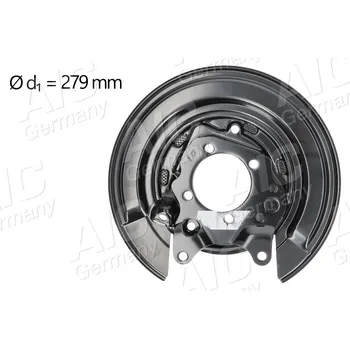 Brzdový kotouč Ochranný plech proti rozstřikování, brzdový kotouč A.I.C. 74729