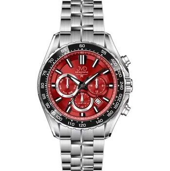 Hodinky JVD Pánské ocelové vodotěsné ocelové hodinky - chronograf JVD JE1016.3 ( )