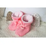 AMÁLKA Zateplené bačkůrky, lososové Velikost: 68-80