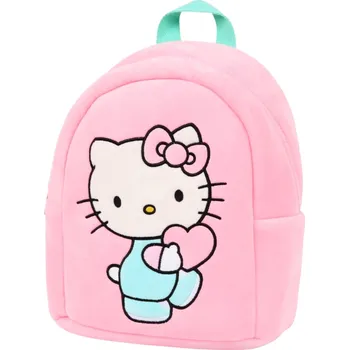 Dětský batoh RS Hello Kitty plyšový batoh 22,5 × 12 × 25 cm