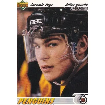 Karetní hra řadová karta JAROMÍR JÁGR 91-92 UD French číslo 256