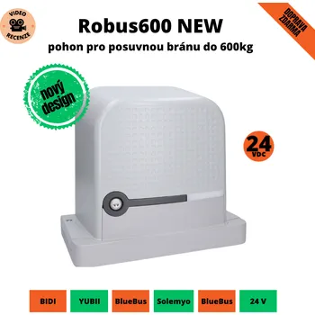 Pohon brány NEW Robus600 - pohon Nice pro posuvnou bránu do 600 kg