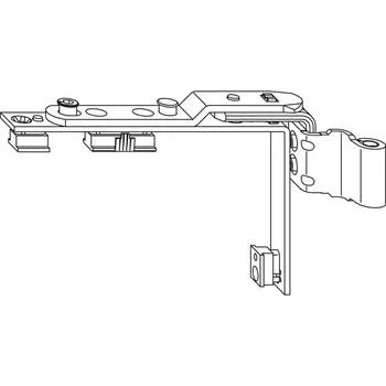 WINKHAUS otočnéložisko DL.HT.18-9-12.LS, 12/18-9V, 130 kg, levé, stříbrné