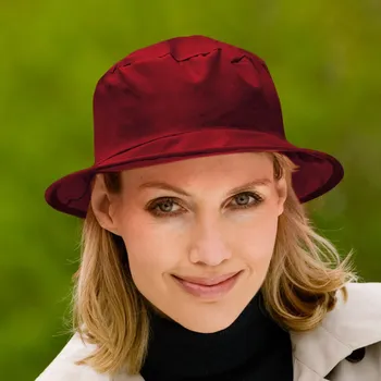 Pokrývka hlavy 3Pagen Klobouček proti dešti bordó Pouzdro 11 x 10 cm.