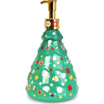 Mýdlo VÁNOČNÍ STROMEK | šetrné tekuté mýdlo s glycerinem & Aloe vera | s hravými samolepkami | 450 ml Dedra