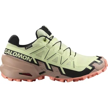 Dámská sportovní obuv Dámská běžecká obuv Salomon Speedcross 6 GTX Lime Cream/Mahogany Rose/Black UK 9,5