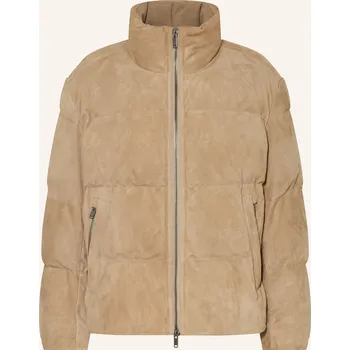Pánská bunda Boss Pánská Prošívaná Bunda Jocamp Z Kůže, velbloudí, 46