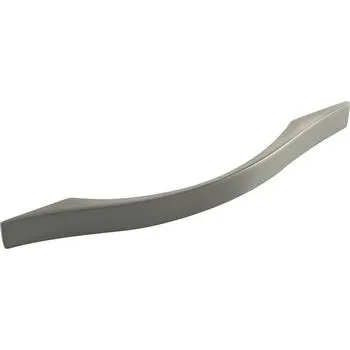 Nábytkové kování Úchytka Arona rozteč 160 mm, šířka 228 mm, hliník nerez efekt