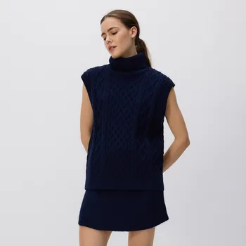 Dámská sukně Reserved - Žerzejová minisukně - tmavomodrá - 135HH-59X - 135HH-59X-S