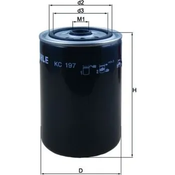 Palivový filtr Palivový filtr KNECHT KC 197