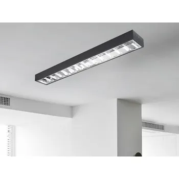 NEDES Černé svítidlo na 2 x T8 ( 120cm LED trubice ) - TL301B