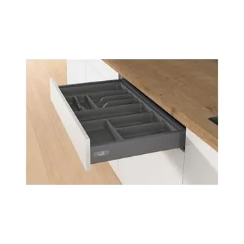 Organizace kuchyně HETTICH Orga Tray 440 příborník, hloubka 370-440mm, šířka 550mm, antracit