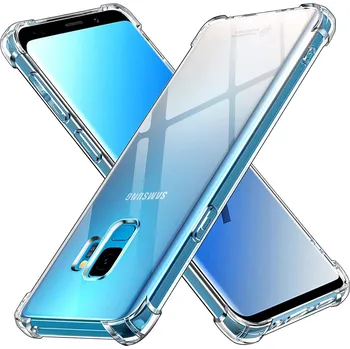 Pouzdro na mobilní telefon Techsuit Silikonové pouzdro se zesílenými hranami pro Samsung Galaxy S9 transparentní