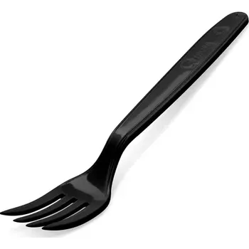Jednorázové nádobí Vidlička (PP) opakovaně použitelná černá 18,5cm [50 ks]