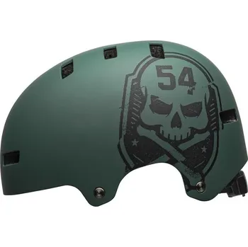 Cyklistická přilba Přilba BELL Local Matte Green/Black Skull Velikost: L