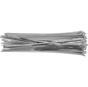 Stahovací páska Yato Stahovací pásky z nerezové oceli 4,6x350mm 100 Ks YT-70564