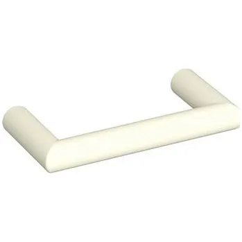 Nábytkové kování Úchytka O 10 mm - HEWI 562.10B rozt. 64 mm, šířka 74 mm, polyamid čistě bílý mat