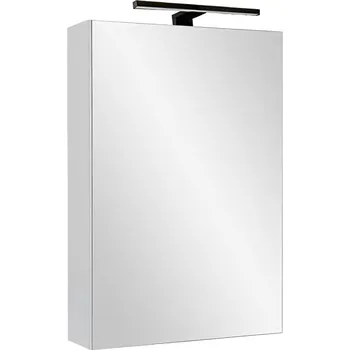 Koupelnový nábytek BPS-koupelny Zrcadlová skříňka Ticino 40 ZS LED-B s osvětlením Any LED 30 B, černá