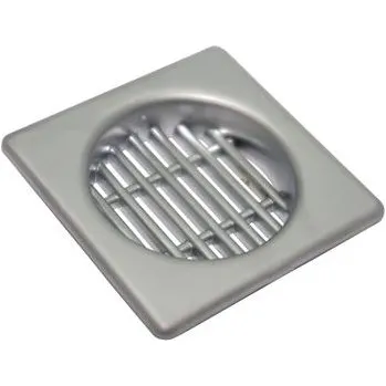 Větrací mřížka Větrací mřížka sání, o 36 mm/43 x 43 mm plast pochromovaný matný