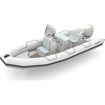 Loď Nafukovací RIB člun Bombard Sunrider 650 Strongan ve světle šedé