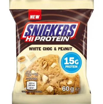 Mars Snickers HiProtein Cookie - 60 g, čoko-arašídy Příchuť: čoko-arašídy, Velikost: 60 g