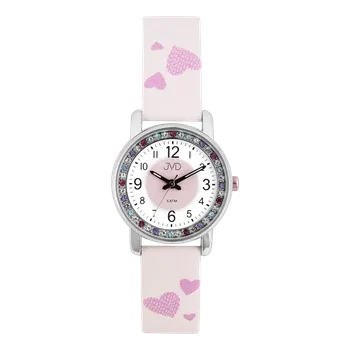 Hodinky JVD Dětské srdíčkové dívčí náramkové hodinky JVD J7237.1 ( )