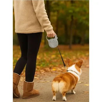 Vodítko pro psa Sinsay - Vodítko pro psa - šedá - 7852P-09X - 7852P-09X-ONE-7