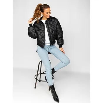 Dámská bomberka quiltovaná černá Bolf J9089A2 - L/XL