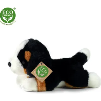 Hračka Plyšový pes bernský salašnický ležící 20 cm ECO-FRIENDLY