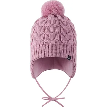 Čepice REIMA Dětská zimní čepice Paljakka Grey Pink Velikost (od výrobce): 48