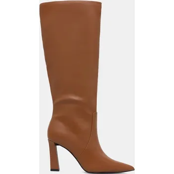 Dámské kozačky Kozačky Aldo NATHALEE dámské, hnědá barva, na podpatku, 14148013 14148013.NATHALEE 88X, EUR 38