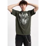 Reporter Young | Chlapecké tmavě zelené tričko s potiskem „Drip“ - Barva ZELENÁ, Velikost 158 253-0440B-13-570-1