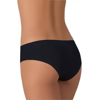 Kalhotky Dámské jednobarevné kalhotky se širokým lemem S38 Risveglia Barva/Velikost: černá / M/L