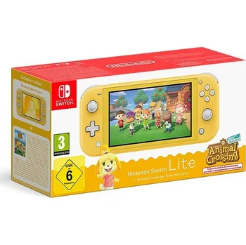 Herní konzole Nintendo Switch Lite - Yellow + Animal Crossing New Horizons