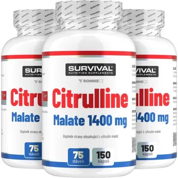 Aminokyselina Survival Citrulline Malate 1400 mg - akce 2+1 zdarma Velikost: 1 pack