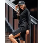 Dámská sportovní šaty s kapucí černé Bolf 523 - XL